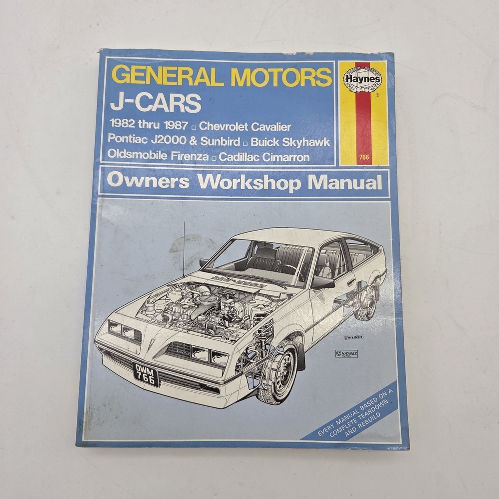 Haynes 766 General Motors J-Cars 1982 thru 1992 Pontiac Automotive Repair Manual